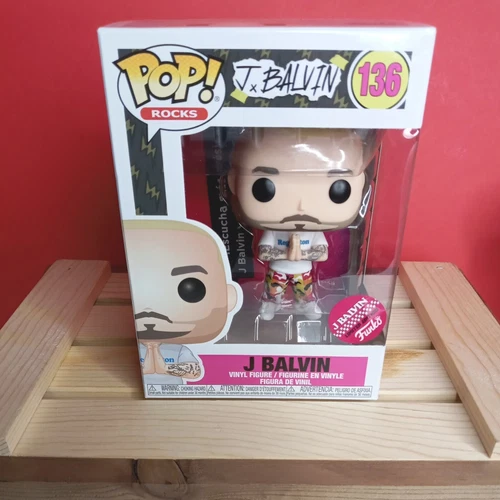Funko Pop! Rocks: J Balvin #136 Exclusive Limited Edition Chase.  Golden Hair.