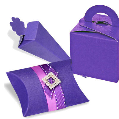 SILK WEDDING FAVOUR BOXES /& LIDS GIFT PACKAGING TABLE DECORATION CRAFT STORAGE