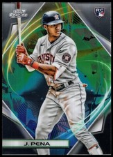 2022 Topps Chrome Cosmic JEREMY PENA Base Set RC Rookie Card #41. rookie card picture