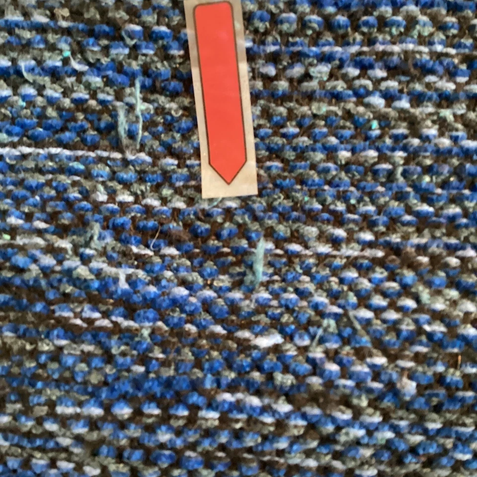 Surya Aztec Southwestern Boho Pillow Sham Cover Cotton Weave Tassels Blue - Изображение 4 из 4