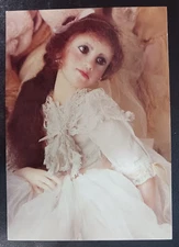 vtg postcard AVIGAIL BRAHMS Student of Imperial Ballet Met Opera sculpture doll