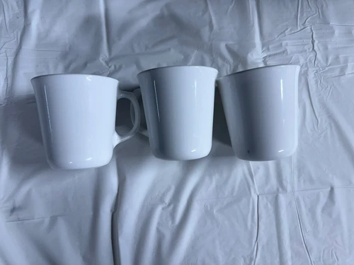 Corning USA White Coffee Cups Set Of 3