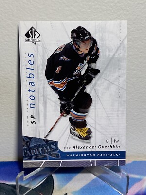 2006-07 Upper Deck SP AUTHENTIC ALEXANDER OVECHKIN #103 SP NOTABLES SP 132/999