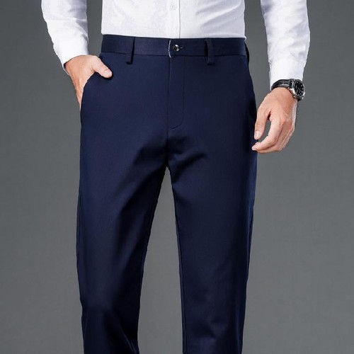 Men's Casual Pants Lightweight Business with Micro Elasticity men's Quick Drying - Picture 9 of 10