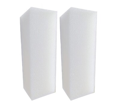 2 Pieces Foam Filter Pads for Aqua Clear 500/110 Foam AquaClear A-623 White