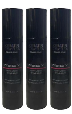 3 Keratin Complex Intense Rx ACTIVE KERATIN REPAIR SERUM 1.7 oz Each NO BOX(912)