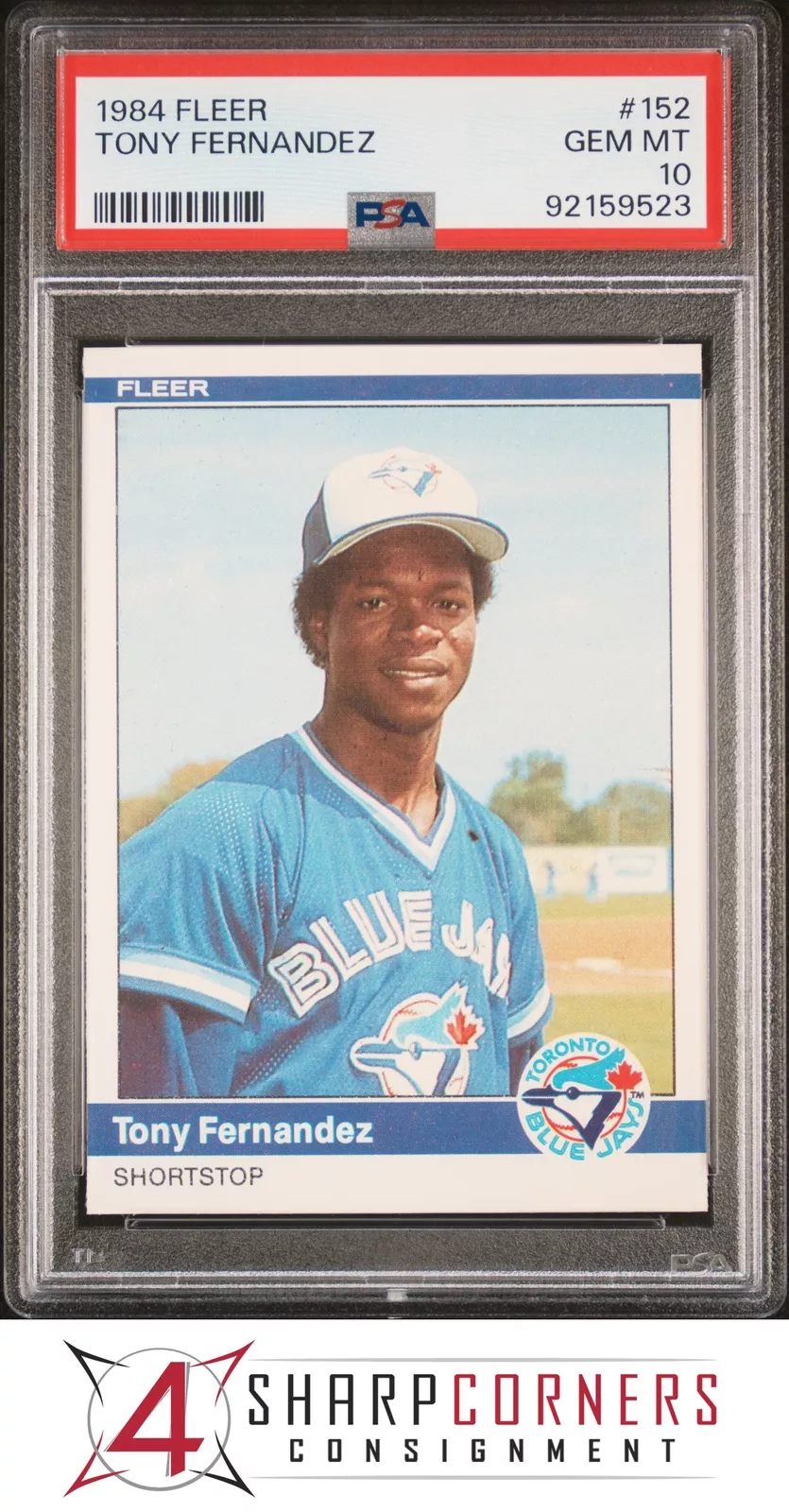 Tony Fernandez trading card