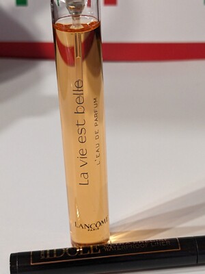 Lancôme La vie est belle for Women 0.34 fl oz Eau de Parfum Spray & Blk Liner 