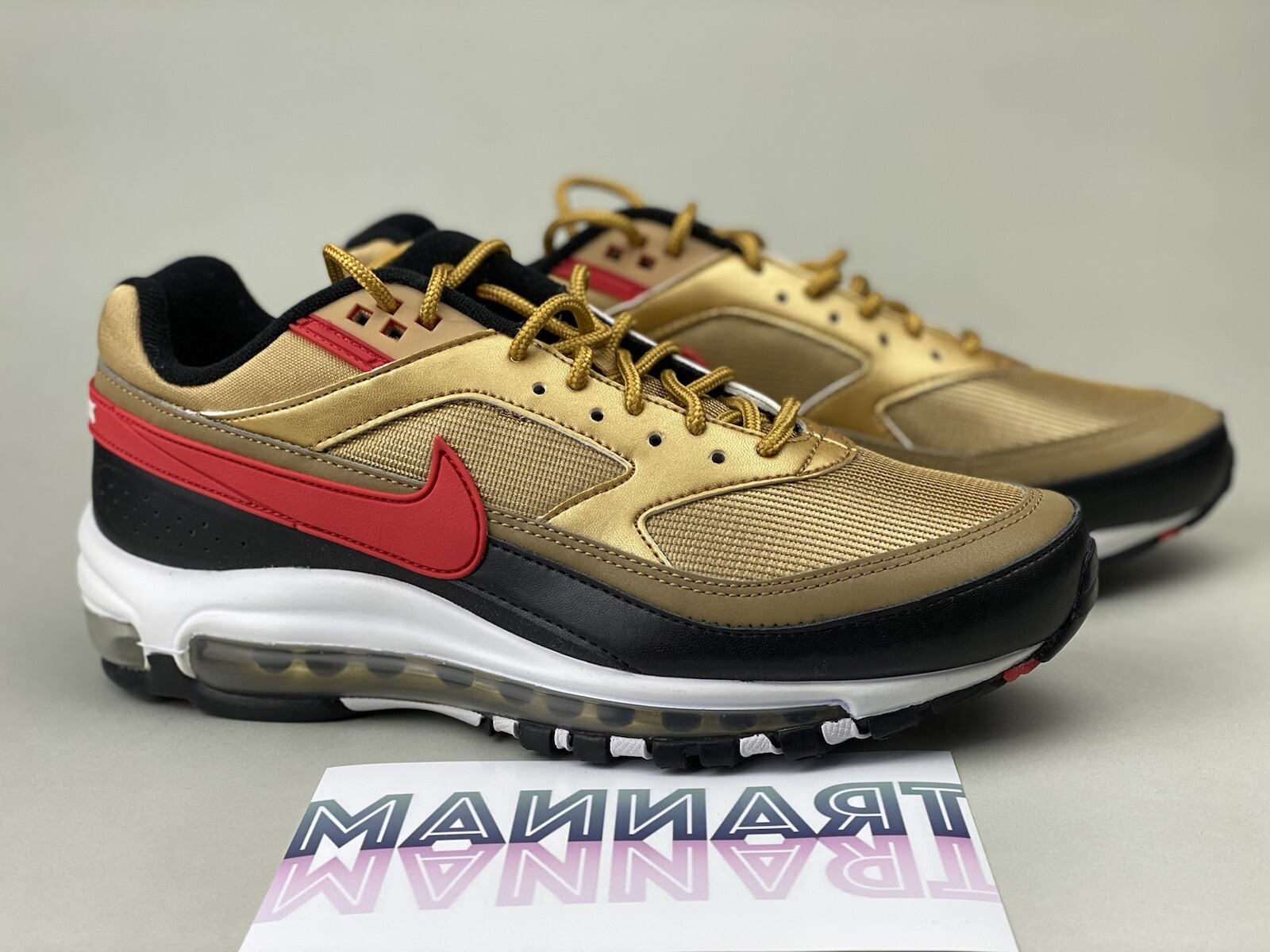 Nike Air Max BW Gold Red Men's Size US7 191888999187 | eBay