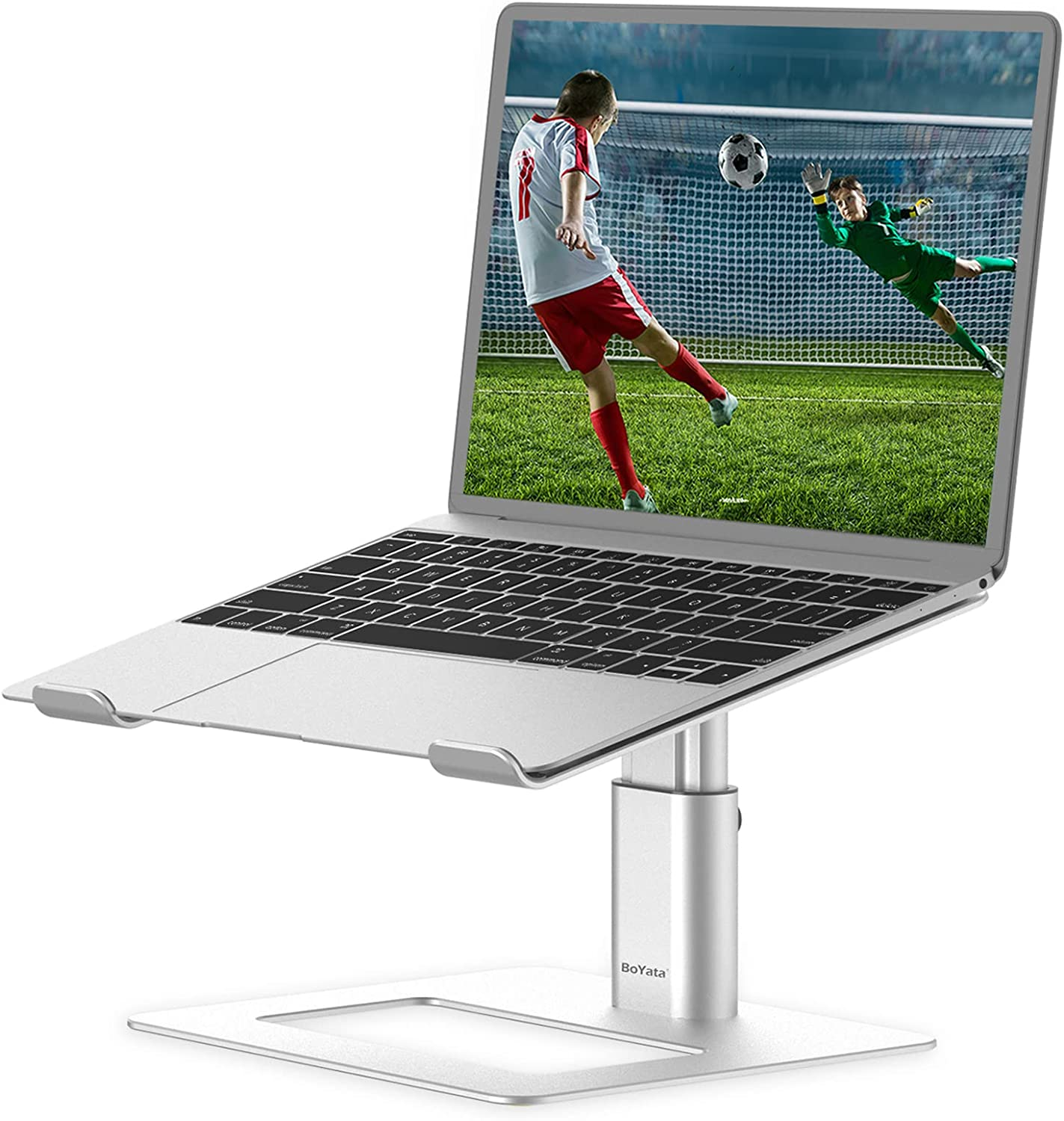 Ergonomic Aluminum Height Adjustable Laptop Stand for Desk-image
