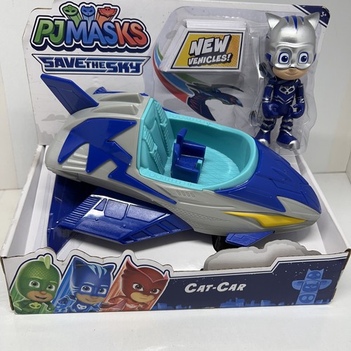 PJ Masks Vehículo y Figura Catboy; Save the Sky Cat-Car -NUEVO. J - Imagen 6 de 9