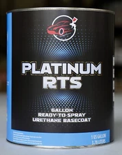 Ebony Black GALLON Ready To Spray Basecoat Automotive Paint Free Shipping!!