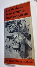 Model Railroad Industry Association Vintage Brochure MRIA Hobby Scale Railroad