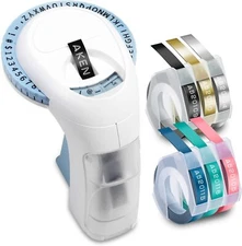 DYMO Embossing Label Maker with 6 DYMO Label Tapes | Organizer Xpress, Pro Label