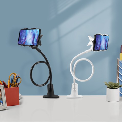 Flexible Lazy Bracket Mobile Phone Stand Holder Car Bed Desk For iPhone Samsung - Picture 9 of 23
