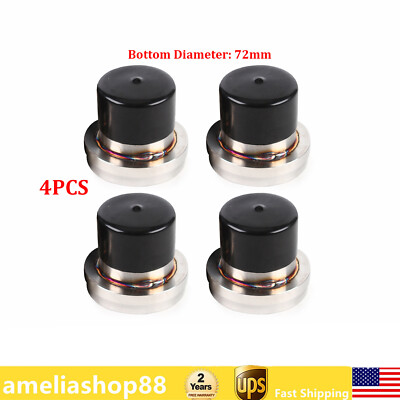 4 PACK 2.717'' Stainless Steel Trailer Bearings Buddy With Protective Grease USA