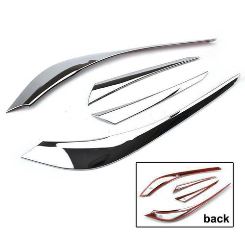 For Mazda CX-5 CX5 2017-2021 Chrome Rear Tail Light Lamp Cover Trim Eyelid Bezel - Picture 7 of 7