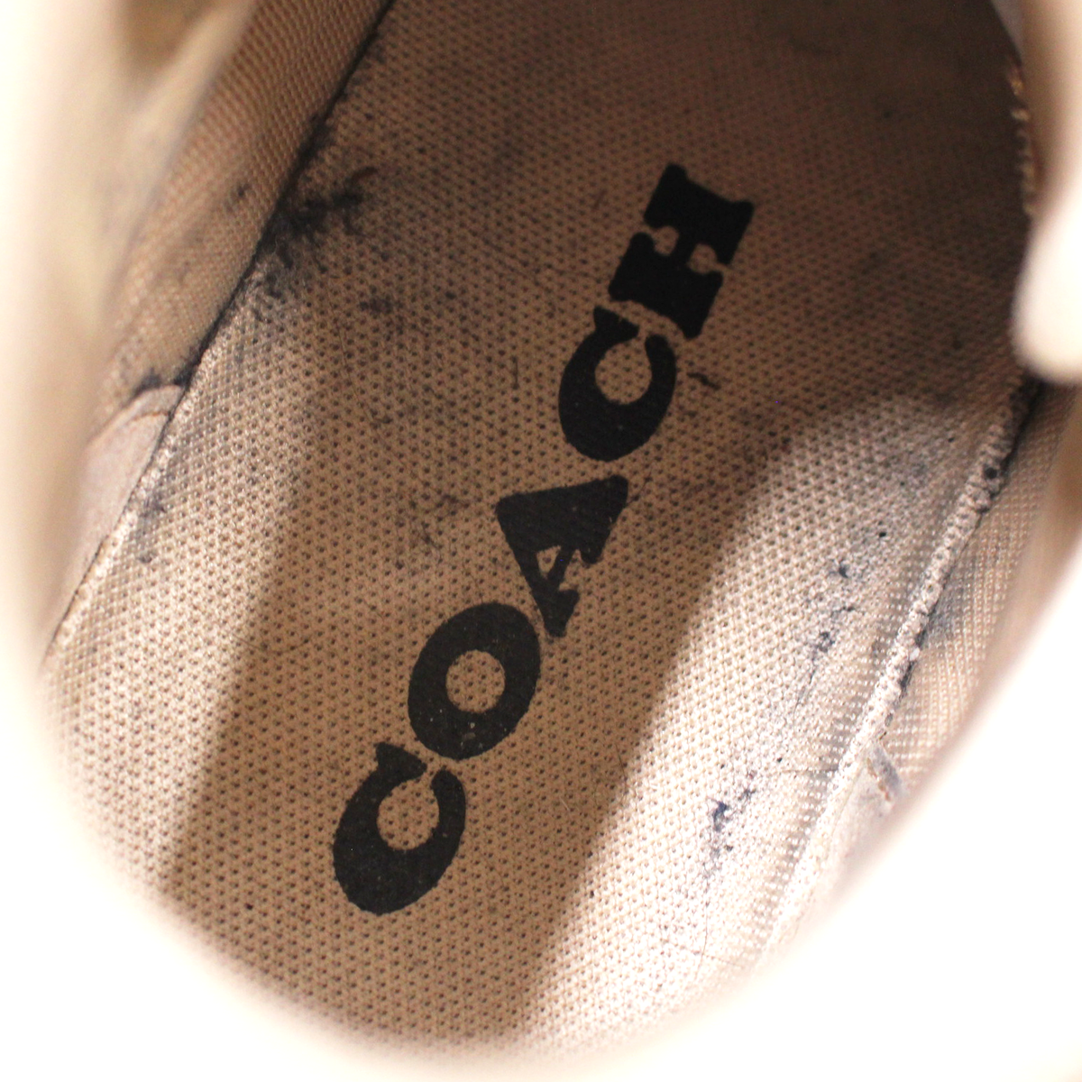 COACH Skateboard Citysole High Top Fuzzy Felt Panels Army Green Sneakers 10.5 COACH Skateboard Citysole High Top Fuzzy Felt Panels Army  main image 2