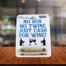 Wine Money Card, Gift for Wine Lover, Unique Birthday Gift, Gift for Her or Him