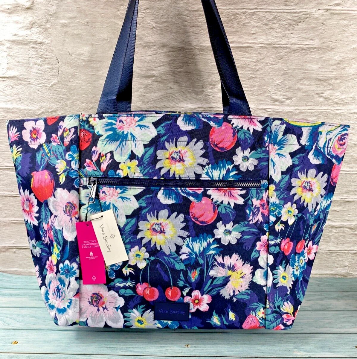 Vera Bradley Drawstring Family Tote Recycled materials BNWT