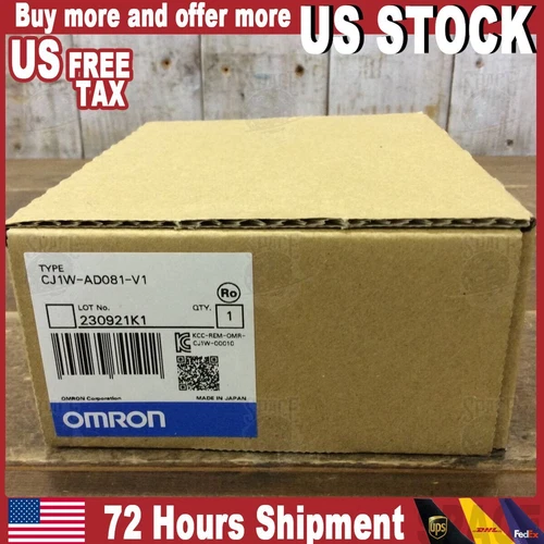 Omron CJ1W-AD081-V1 Analog Input Units PLC Module 1PCS Brand New In Box