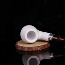 Smoking Pipe Meerschaum Tobacco Cigarettes Cigar Pipes Gift   Durable