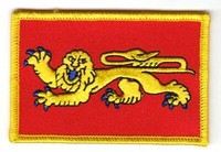 AufnäHer Frankreich - Aquitanien Patch Flagge Fahne