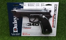 Daisy Powerline 340 BB Pistol, .177 Cal, 240FPS Spring Piston Black - 980340-342