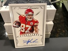 National Treasures Autograph Signatures Chiefs Travis Kelce  22/99  2015