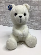 Vintage Dakin Bear Teddy Plush White Stuffed Animal Toy 11  Rare Polar Bear NWT