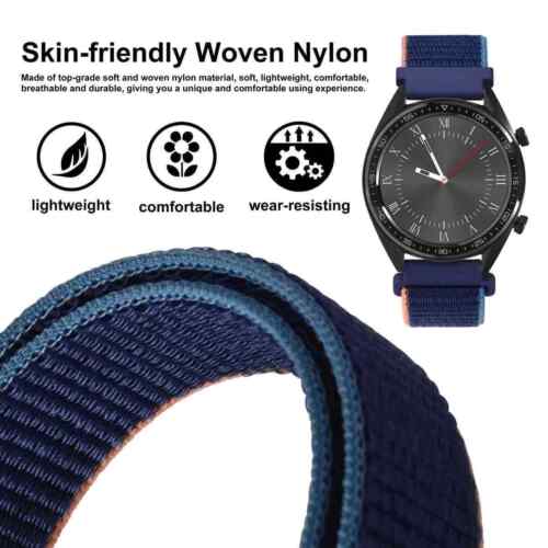 Nylon strap Watch Band 20 22mm Watchband for Men Quick Release For Samsung Watch - Picture 2 of 65