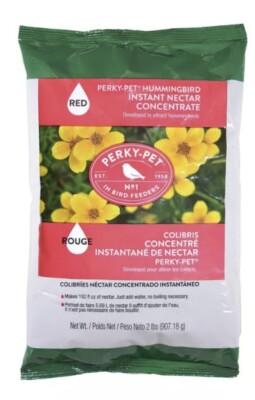Perky-Pet 244SFB Original Red Instant Hummingbird Nectar Food Concentrate 2 lb