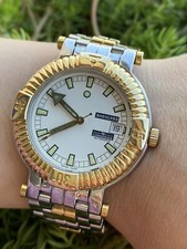 OROLOGIO RODOLPHE BY LONGINES SUBACQUEO AUTOMATICO S/S & PLACCATO ORO UOMO 39mm SVIZZERO