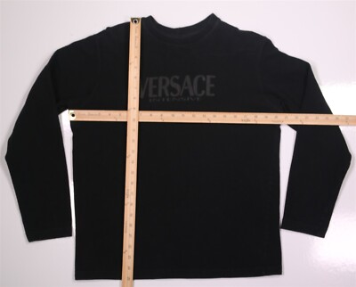 Tシャツ・カットソー VERSACE '90s Vintage Logo' T-shirt White/Black Versace '90s Vintage logo-embroidered T-shirt | White | FARFETCH