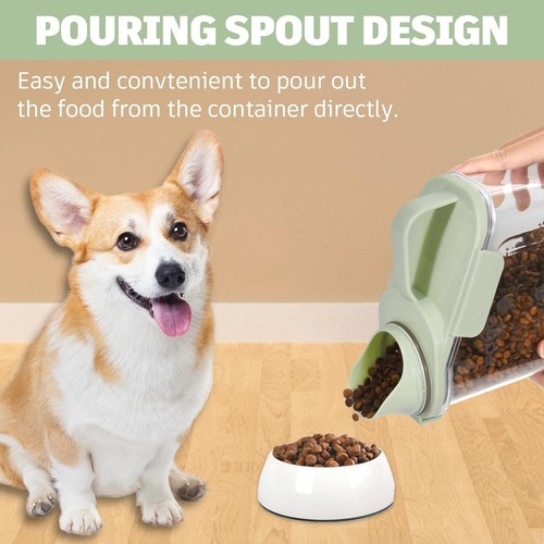 Food Storage Container Dog Cat BPA Free Leakproof Portable Measuring Cup - Picture 4 of 10