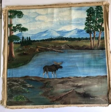 Marcel Fournier Painting Original Antique RARE Appraised $4000 +