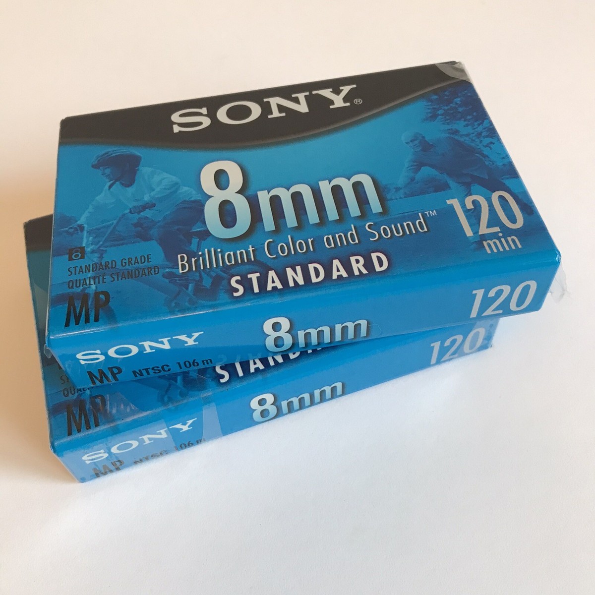 Sony Set of 2 8mm standard 120 min Video Cassettes NIP sealed | eBay