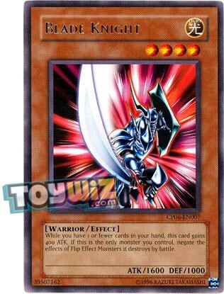 toywiz yugioh cards YuGiOh GX TCG Champion Pack: Game 6 Rare Blade Knight CP06-EN007