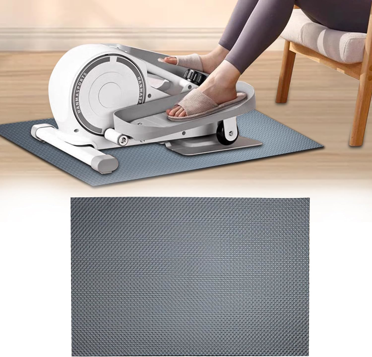 Anti Slip Exercise Equipment On Carpet Treadmill Mat For Hardwood