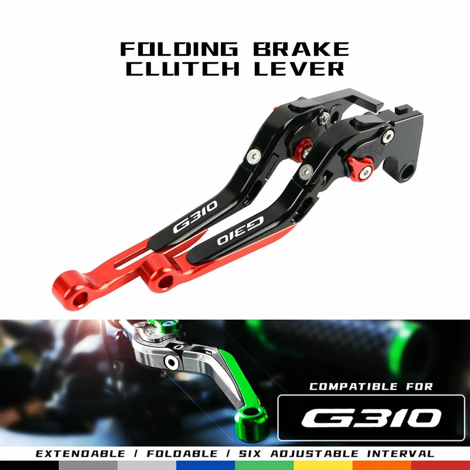 Ajuste BMW G310GS G310R 17-22 Racing Ajuste Motocicleta Plegable Palancas de Embrague de Freno Foto 4 de 4