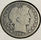 elf Barber Half Dollar 1902 S