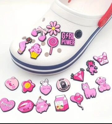 PINK CUTE Shoe Charms FOR CROCS MIX MATCH DISCOUNT