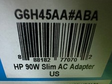 LOT OF 10 HP 90W Slim Laptop AC Adapter with 3 Interchangeable Tips - G6H45AA