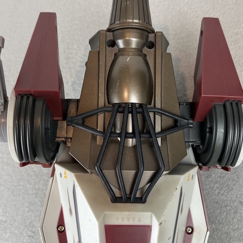Star Wars V-Wing Starfighter Clone Wars Ship 2007 Hasbro C-031D Incomplete - Picture 9 of 11