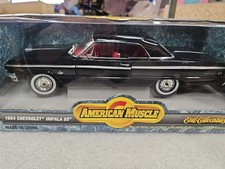 Ertl American Muscle 1964 CHEVROLET IMPALA SS Black 1/18 Scale New in box #E142