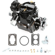 Marine Carburetor For 2bbl V6 4.3l 3310-807764a1 Mercruiser Boats W Choke Black