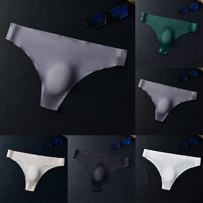 Low-Rise T-Back Herren G-String nahtloses Design dünner Schnitt einfarbig T-Bac