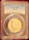 1976-S Kennedy Silver Half Dollar 50C Business Strike PCGS MS67