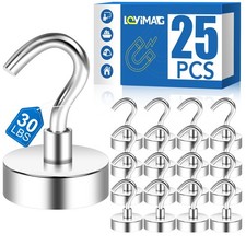 LOVIMAG Strong Magnetic Hooks, 30lbs Magnetic Hooks for Cruise Cabins, Magnet