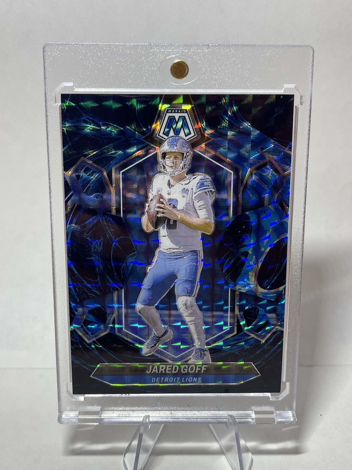 2024 Panini Mosaic Jared Goff Genesis Case Hit #71